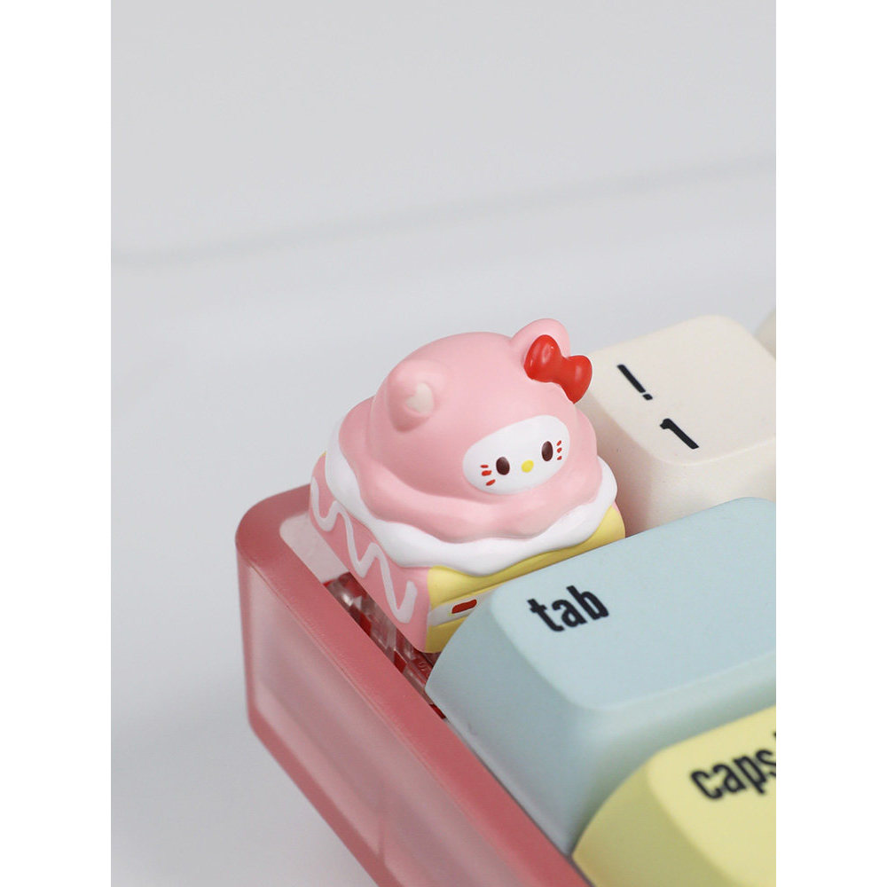 sa keycap keycap Original Unique Keycap น่ารัก Hello Kitty สามมิติคีย์บอร์ด Keycap การ์ตูนเดี่ยว Key