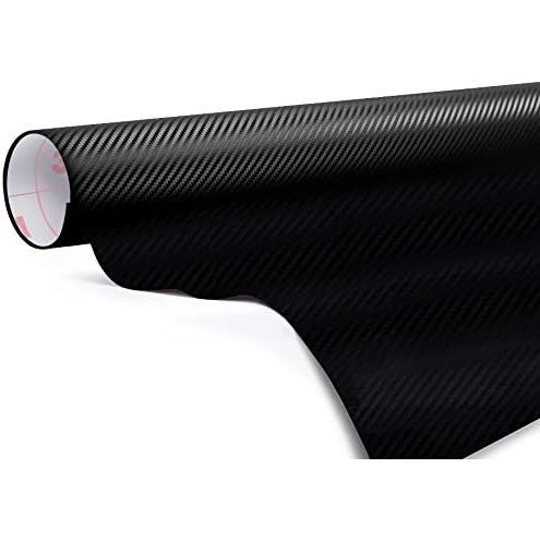 3M Di-Noc Carbon Fiber Matte Black Vinyl Car Wrap Film Sheet Roll - CA421-1ft x 4ft (4 sq/ft) (12" x