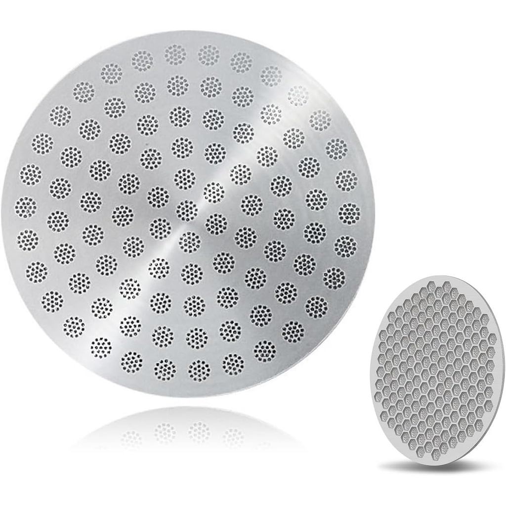 Espresso Puck Screen 54 มม., กาแฟกรองเลเซอร์ตัดหน้าจอสําหรับ Breville/Ninja Luxe Cafe Portafilter ตะ