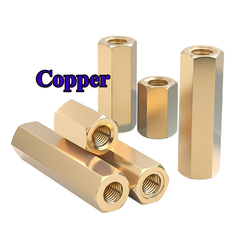 คอลัมน์แยกหกเหลี่ยม คอลัมน์ทองแดง คอลัมน์ผ่านคู่ ชุด DIY M2-M6 [ZHX-CHL-MB-1]
