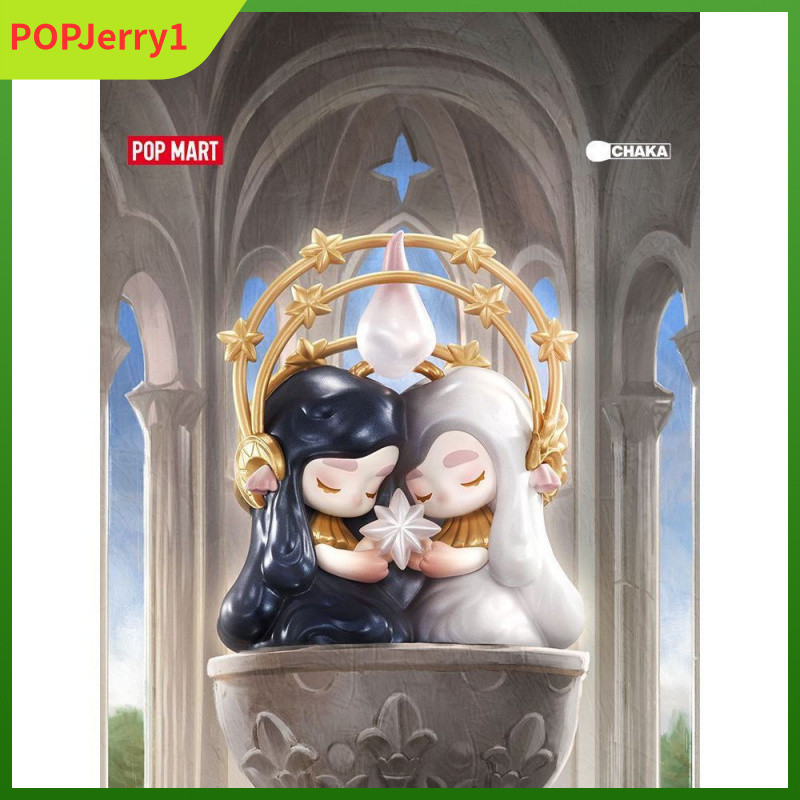 POPMART POPMART CHAKA Candle Language Series Hand Mystery Box ของเล่นอินเทรนด์ตกแต่งของขวัญสาวสร้างสรรค์