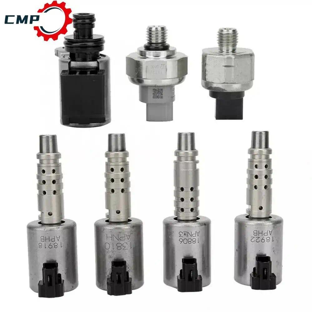 7 ชิ้นเกียร์ Solenoid ชุด W/เซ็นเซอร์ความดัน RE0F10D JF016E JF017E สําหรับ NISSAN SERENA 2012-14 L4 