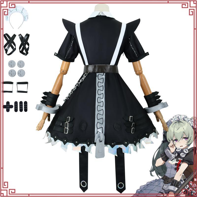 Zenless Zone Zero Cos Corin Wickes คอสเพลย์เลื่อยแม่บ้านเครื่องแต่งกายน่ารักเกมอะนิเมะ Lolita