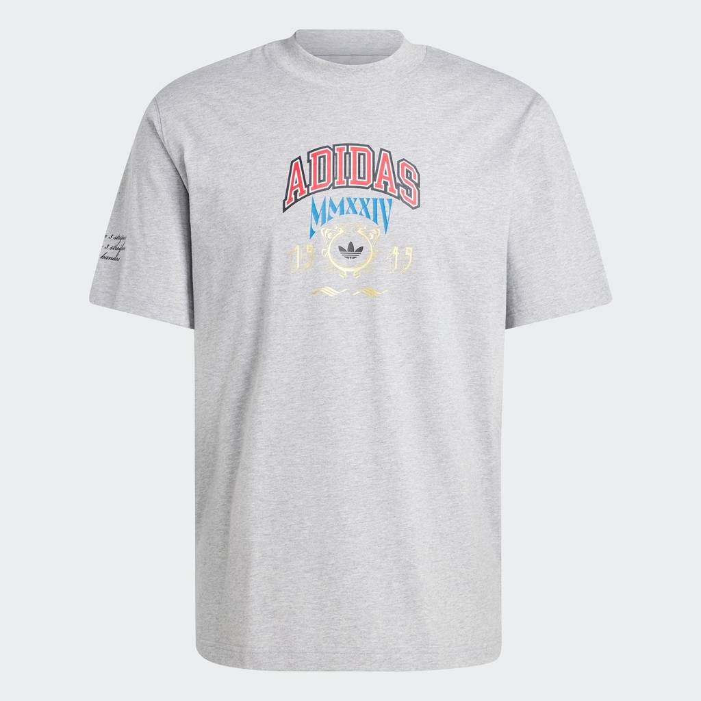adidas ไลฟ์สไตล์ เสื้อยืด VRCT 1 ผู้ชาย สีเทา IX6758 – โปรปัง