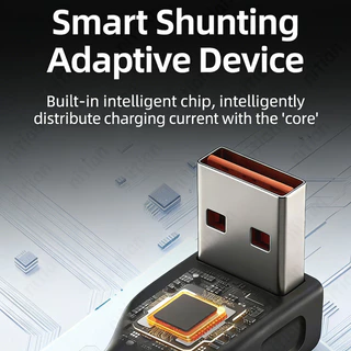 66W Super Fast สายชาร์จข้อศอก USB to Type C หญิงชาร์จสายไฟ OTG อะแดปเตอร์โทรศัพท์สายเคเบิลข้อมูลรถหูฟังหลายพอร์ตขยาย Dock