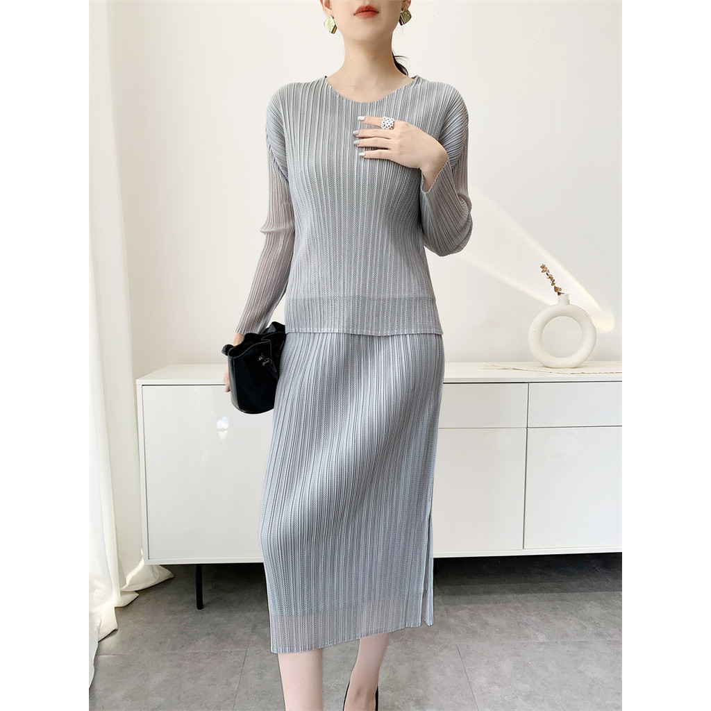 Miyake Women OOTD Collection กางเกงกระโปรงเสื้อโค้ต แยกจําหน่าย #ZD001