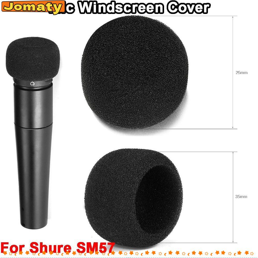 JOMATY ไมโครโฟน Pop Filter, Flocked ฟองน้ําโฟมเปลี่ยน Mic กระจก, Professional Windproof ไมโครโฟนสําห