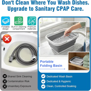พัดลมเป่าท่อ CPAP พร้อมชุดทําความสะอาด CPAP สําหรับท่อ 22 มม. ช่วยให้ท่อแห้งเร็ว