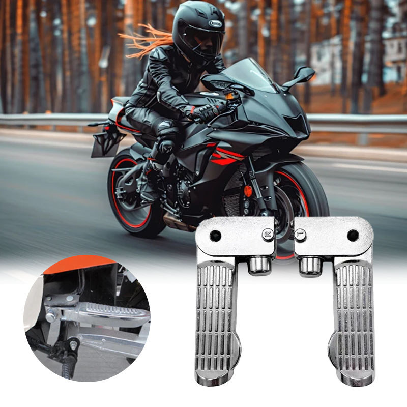แป้นเหยียบพักเท้าด้านหลังสําหรับ Kymco bws gy6 racing180 gogoro รถจักรยานยนต์
