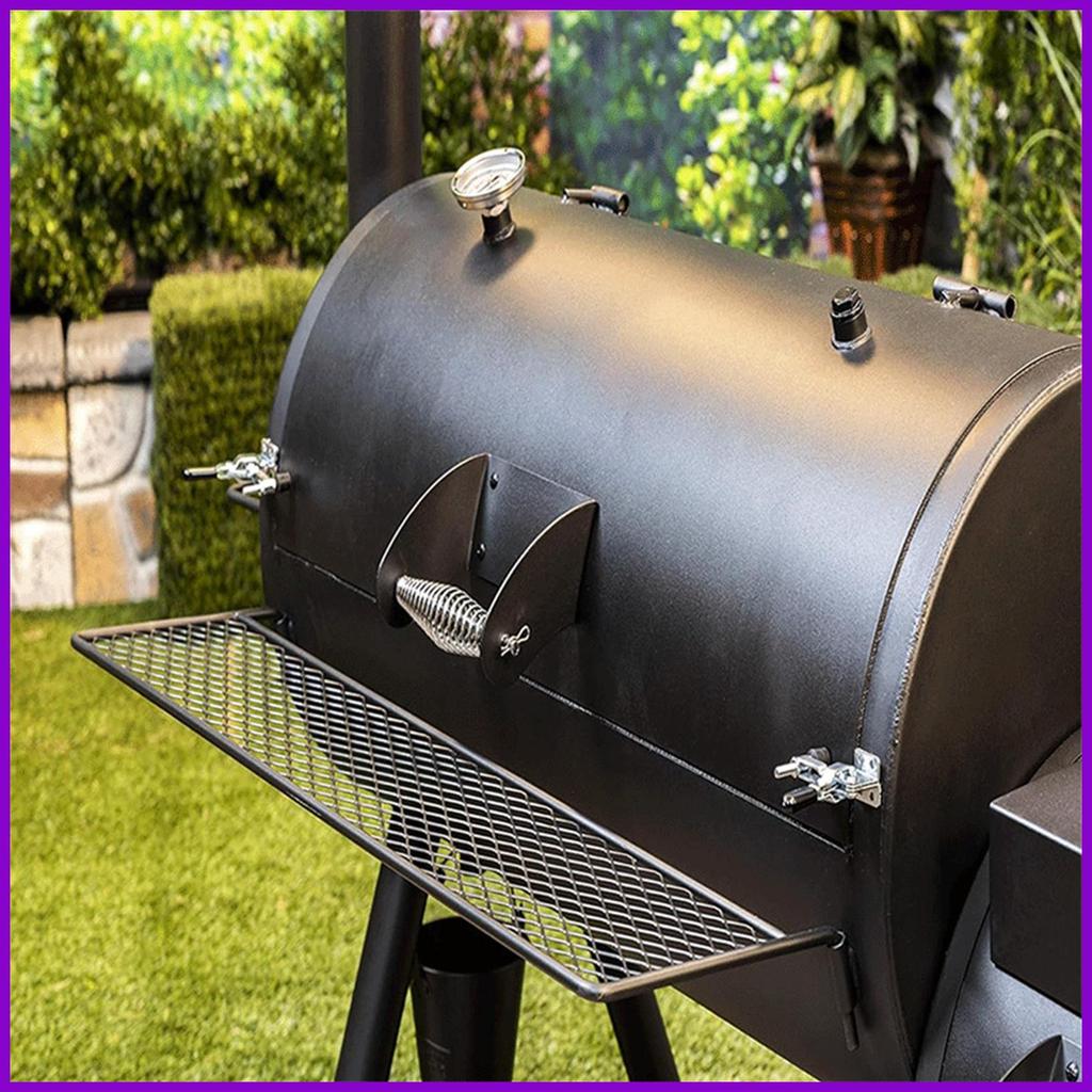 Smoker การปรับเปลี่ยนชุด BBQ Offset Smoker Mod Kit Mod เครื่องมือถ่านตะกร้าสูบบุหรี่อุปกรณ์เสริมซีล 