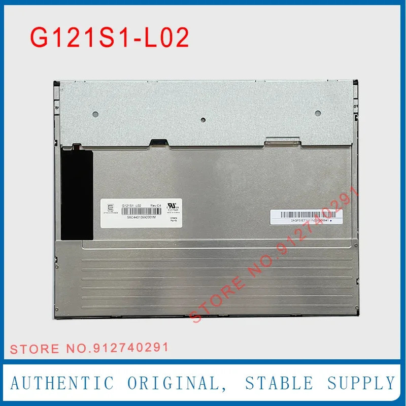 G121S1-L02 G121S1-L01 ต้นฉบับ 12.1 นิ้ว G121S1 L02 REV. C1 C2 C3 C4 TFT หน้าจอแสดงผล LCD แผงหน้าจอ