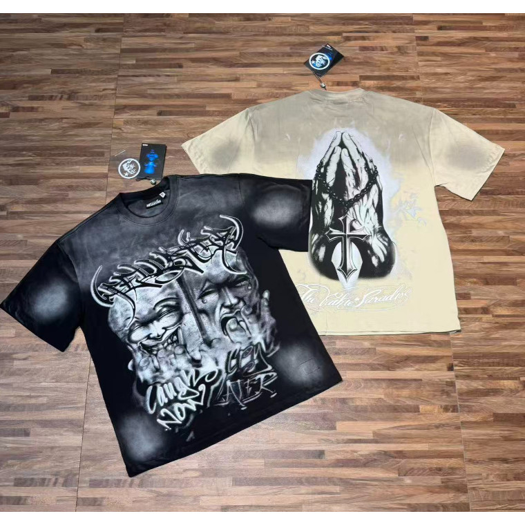 เสื้อยืดผ้าฝ้ายแท้ H88tar Hell 88 Star สำหรับสวมใส่วันประจำ