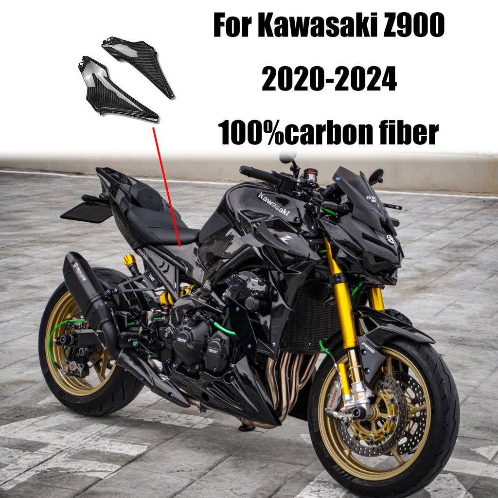 เหมาะสําหรับ KAWASAKI Z900 2020-2024 Z-900 Z 900 คาร์บอนไฟเบอร์รถจักรยานยนต์ Fairing Kit Fairing Low