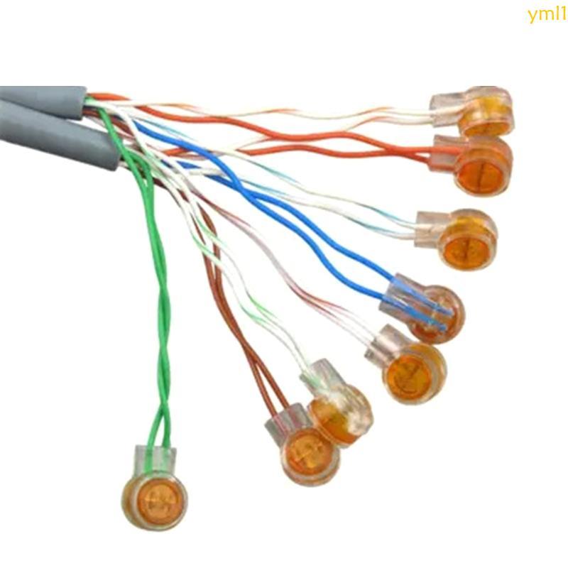 Yml1 K1 Connector Crimp การเชื่อมต่อ RJ45 RJ11 สายไฟกันน้ํา Ethernet สายโทรศัพท์