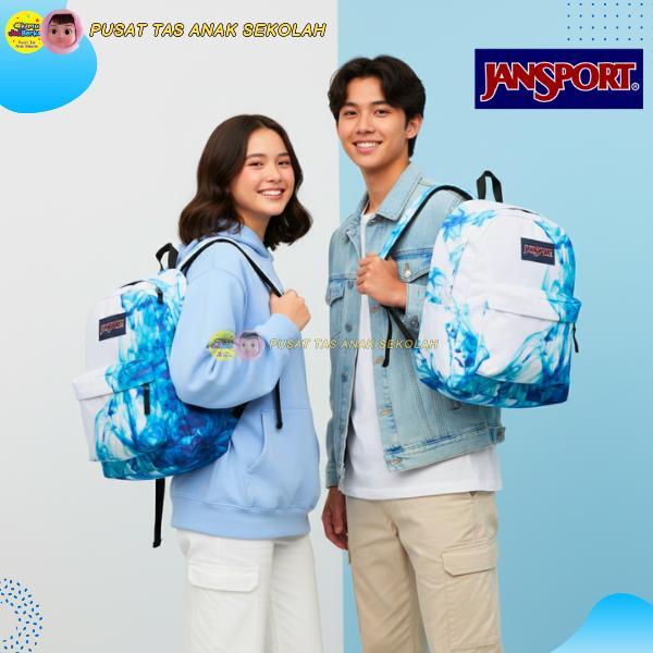 Jansport กระเป๋าเป้ผู้หญิงและผู้ชาย วัสดุพรีเมี่ยม