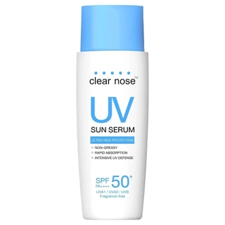 ((ซื้อจํากัดเวลา) Clear Nose UV Sun Serum SPF50+PA++++ 80ml One Piece/Transparent Nose Sunscreen/Protection and Soothing ปลอบประโลมผิวจากแสงแดด