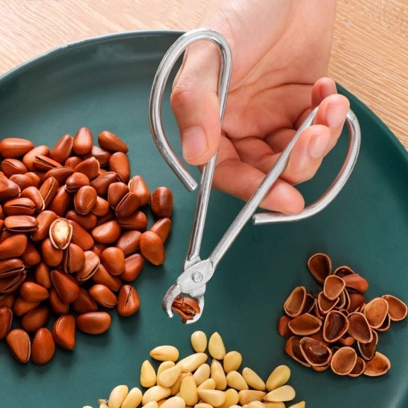 Pine Nut Sheller Sunflower Seed Sheller ในครัวเรือน Nut คลิปพิเศษเฮเซลนัท Sunflower Seed คีมคลิป Pee