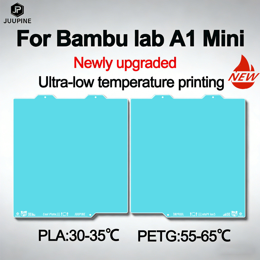 A1mini Cold Plate 3D Printer Build Surface Flexible PEI Hotbed Plate Double Sided Printer Bed For Ba