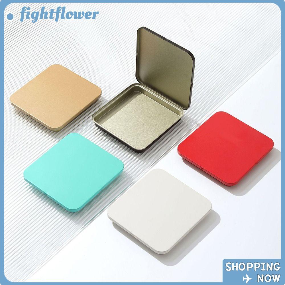 FIGHT Tin Box Square Sealing Tin Box Tea Can Tins Container