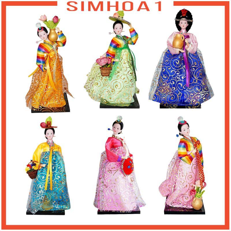 [Simhoa1] Geisha ตุ๊กตาฮันบก Geisha Lady Figures Geisha Girl ฟิกเกอร์สะสม