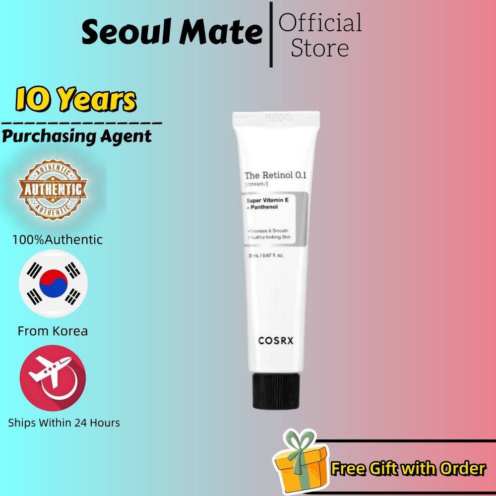 [COSRX] The Retinol 0.1 Cream 20ml#Wrinkle สปอต ทรีทเม้นท์ ต่อต้านริ้วรอย