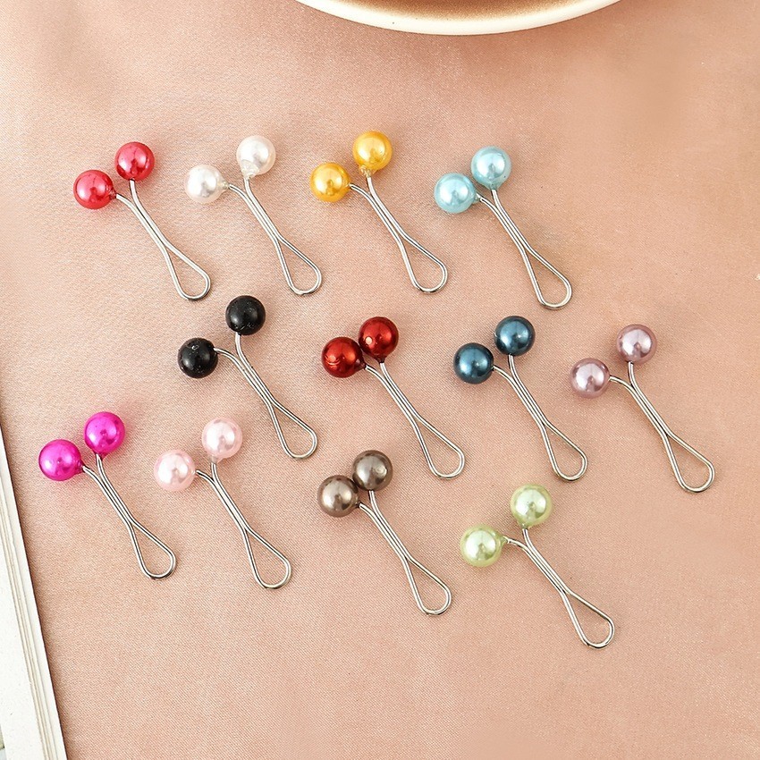 Tuspin Hijab (13C3-202) Harmony0126 12 ชิ้น Anti-SLIP เข็มกลัด Hijab Hook ผ้าพันคอมุสลิมอุปกรณ์เสริม