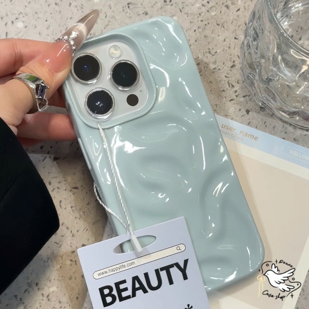COD-ในไทย สำหรับ iPhone 17 15 11 13 16 14 12 Pro Max 15 14 16 6 6S 7 8 Plus XR X XS เคสไอโฟน สีพื้น ลายหินอุกกาบาต Case ราคา ถูกที่สุด ดีลบีเคเค