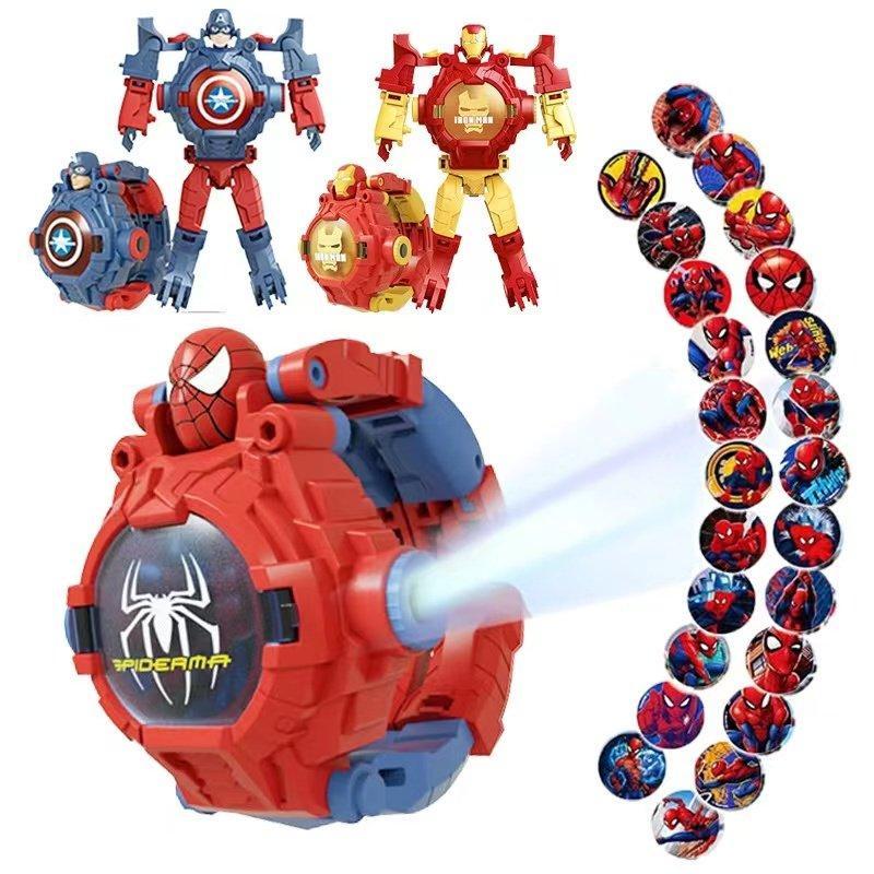 Diga Ultraman Deformation Superman Deformation Projection นาฬิกาส่องสว่างของเล่นการ์ตูน Transformati