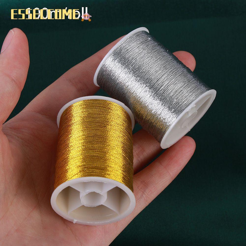 ESSECCOME 100 metres ด้ายเย็บปักถักร้อย งานฝีมือทํามือ ลวดทอง