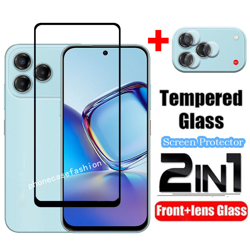 2in1 ป้องกันหน้าจอสําหรับ ZTE Blade V80 ออกแบบ ZTE Nubia V80 Desig 4G 5G 2026 กระจกนิรภัยใส Anti Scratch คลุมทั้งหมดใสกระจกนิรภัยเลนส์กล้องฟิล์มโทรศัพท์ป้องกันฟิล์ม