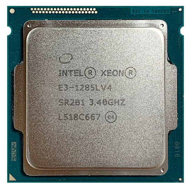 Intel Xeon E3-1380Lv4 E3-138L v4 E3-285L v4 GHz quad-coreCPU โปรเซสเซอร์ 65W LGA 1150 และ E33-1250LV