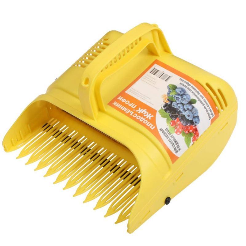 HNTH เครื่องมือทําสวนสําหรับเก็บเกี่ยวมัลติฟังก์ชั่นแบบพกพา Blueberry Picker Withb-Shaped Blueberry 