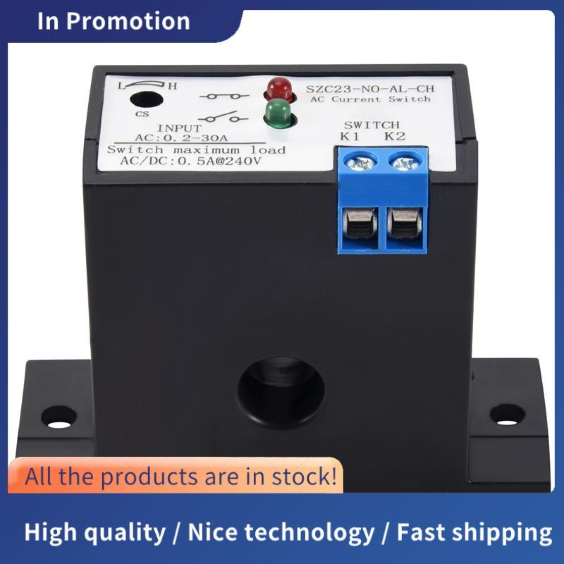 Current Mutual Induction Switch SZC23-NO-AL-CH ปกติเปิด Current Detection SWITCH สําหรับ AC Current 
