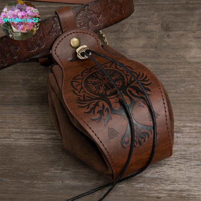 ด้วยกระเป๋าหนังดีกว่าสําหรับ DND ลูกเต๋าเกมถาดน่ารัก Drawstring กระเป๋าสําหรับ D & D บทบาทเล่น RPG ไ