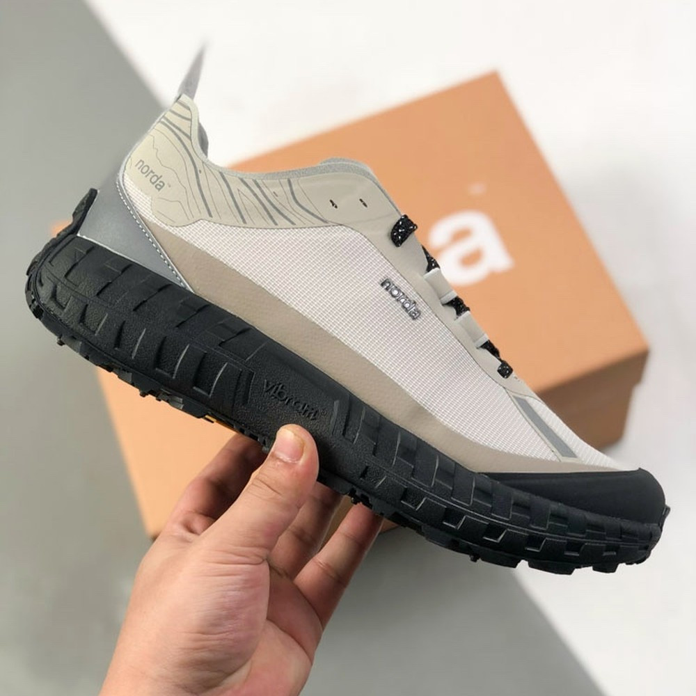 NORDA 001 รองเท้าวิ่งเทรล Unisex สำหรับทั้งผู้ชายและผู้หญิง สไตล์ผ้าใบ น้ำหนักเบา ทนทาน กันลื่น กันน