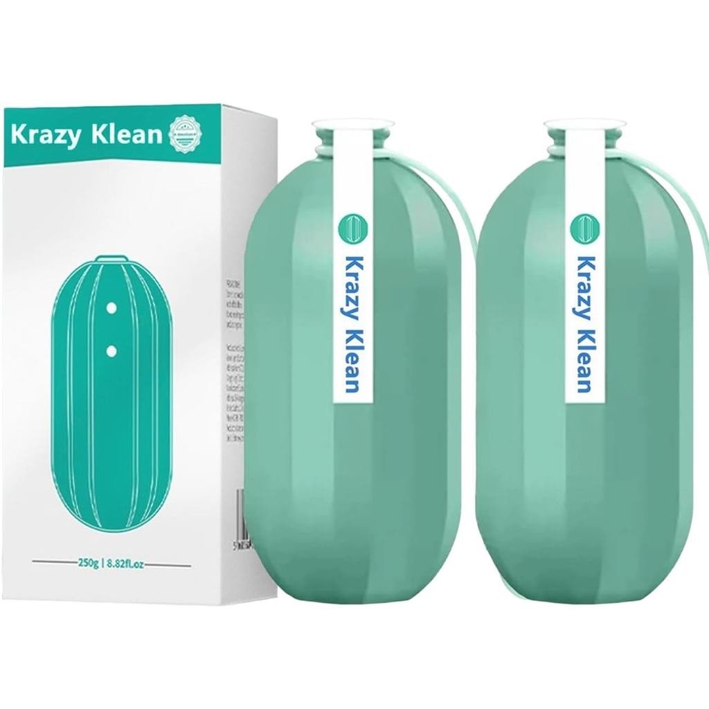 Krazy Klean Toilet Cleaner, Krazy Clean Pro 10 Years Toilet Bowl Cleaners Gel Freshener in Bottle Fr