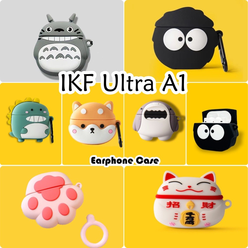 ความนิยม สําหรับ IKF Ultra A1 Case Casing Soft Silicone Headphone Case Niche Cartoon Series NO.1