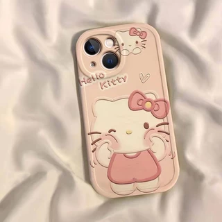 เคสไอโฟน 11 12 13 14 15 16 17 Pro Max IPX 14 15 16 Plus Xr Xs Max 7 8 6s Plus Bishōjo hlkkister Cat เคสโทรศัพท์แบบนุ่ม
