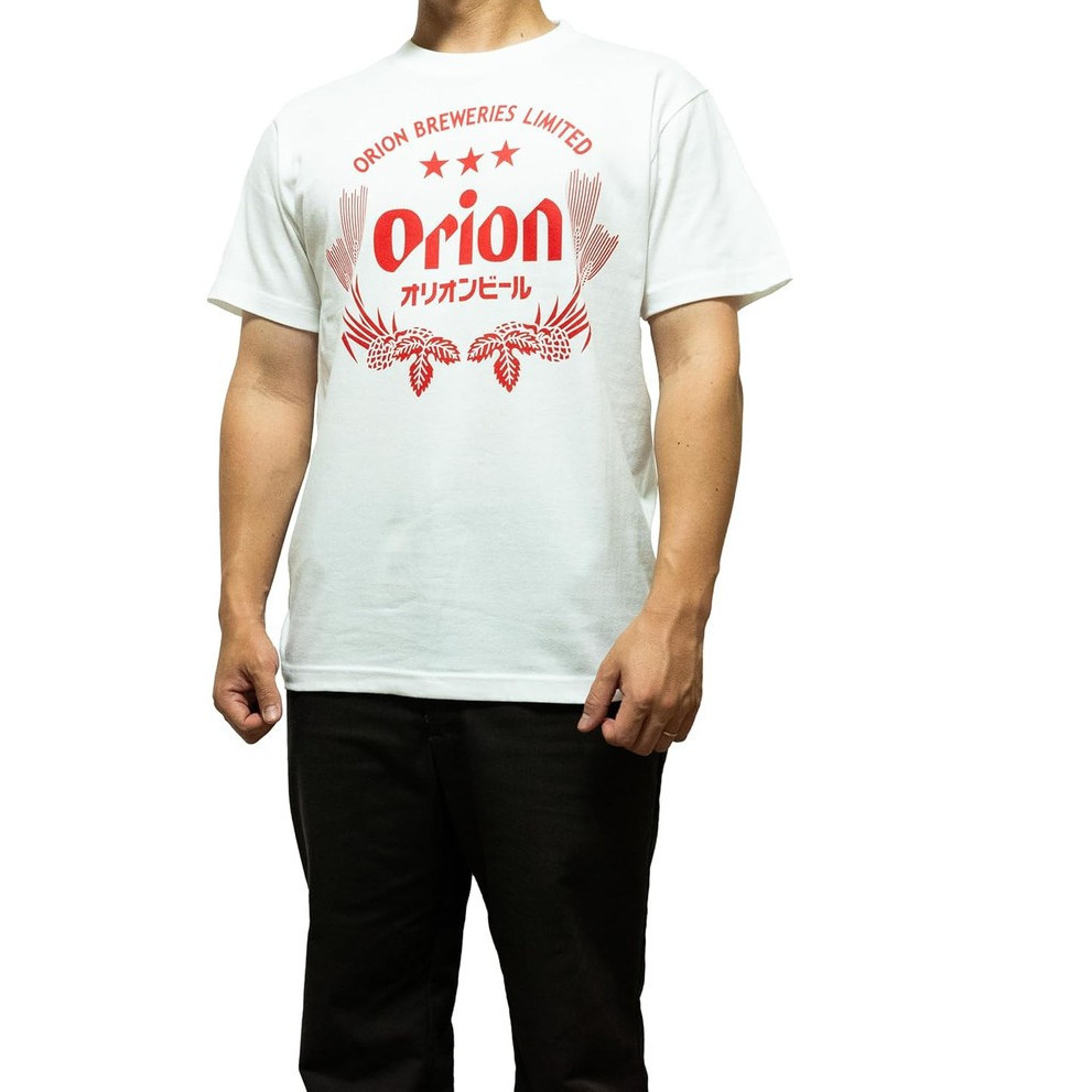 เสื้อยืดธีมเบียร์ Orion ทำจากผ้าฝ้าย Okinawa 100%