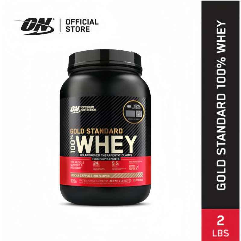 Optimum Nutrition Whey Protein Powder Standard 100% Whey Muscle Recovery Fitness Essentials