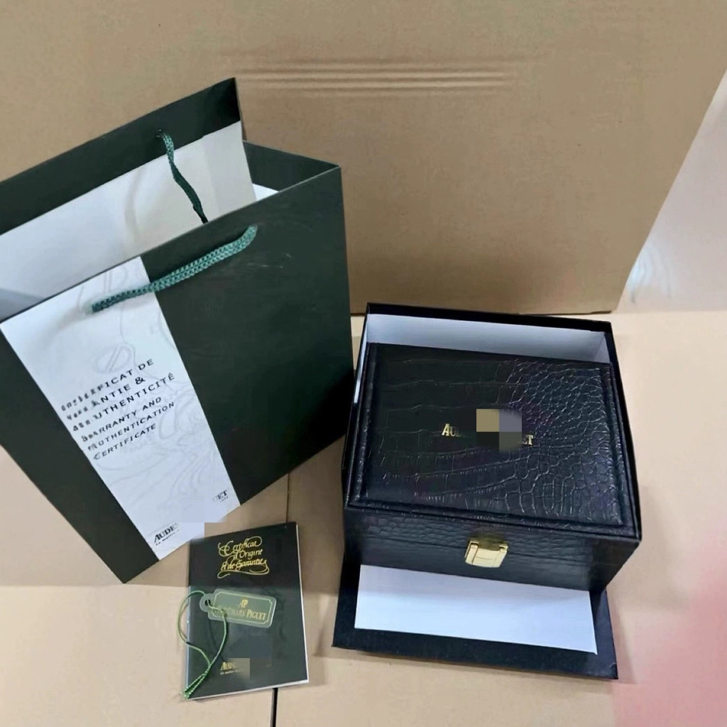 Aibi กล่องนาฬิกา Ap High-End กล่องแสดงนาฬิกาหนังจระเข้กล่องเก็บ ap กล่องบรรจุภัณฑ์กล่องนาฬิกาอื่นๆ Y