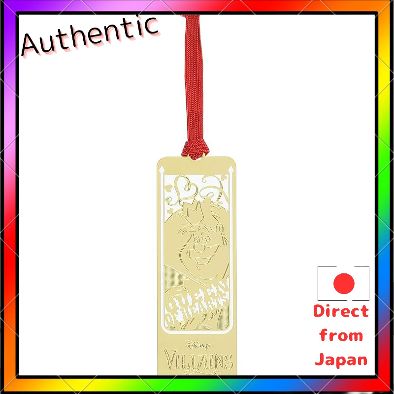 Ai Up Etching Bookmark Heart Queen / Gold 3×9cm Disney Villains