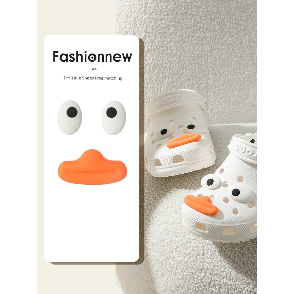 jibbitz jibbitz crocs ของแทั Crocs Cute Zhibixing รองเท้า diy สามมิติ
