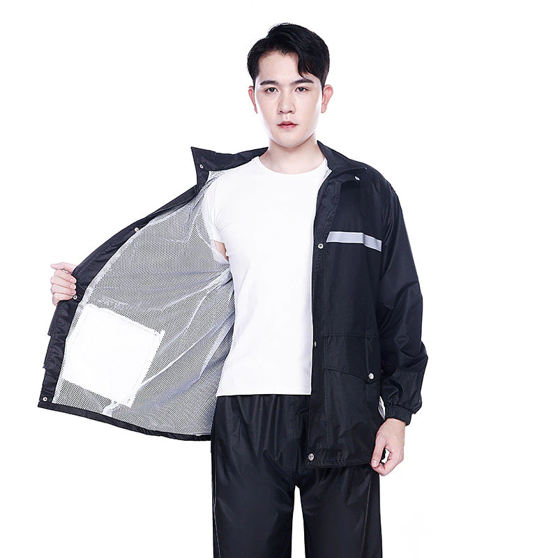 ชุดเสื้อกันฝนแยกชิ้นสำหรับผู้ใหญ่ สะท้อนแสง thumbnail 7