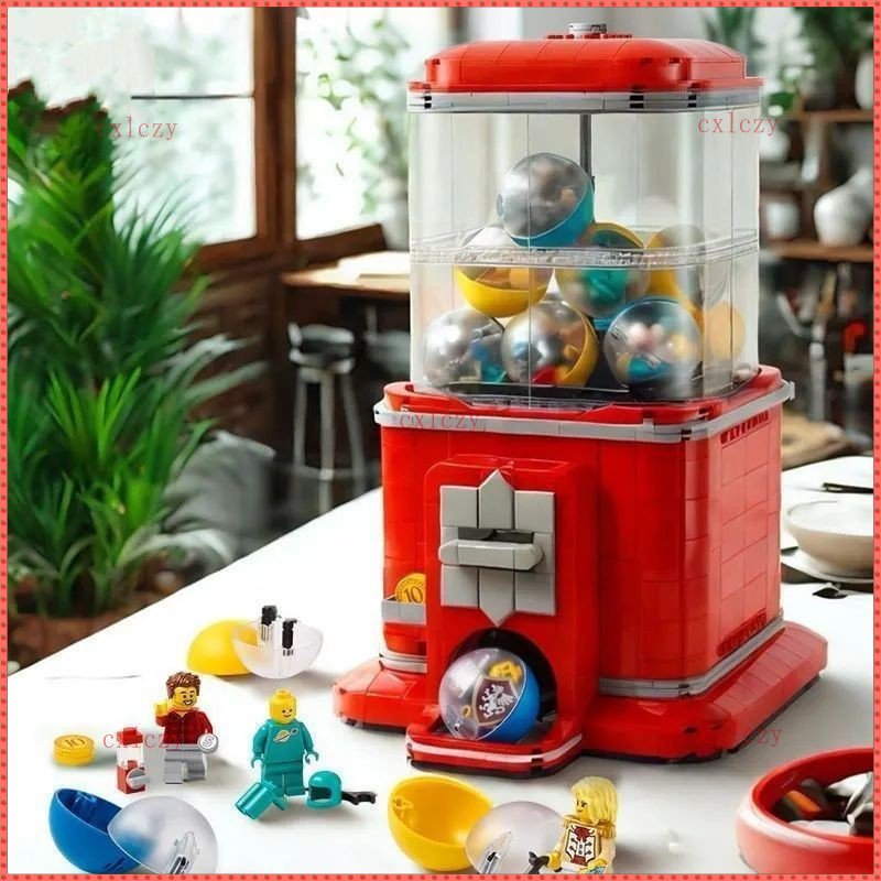 Gashapon Machine ใช้งานร่วมกับ Lego Creative IDEAS Series 21358 Gashapon Machine การศึกษา Building B