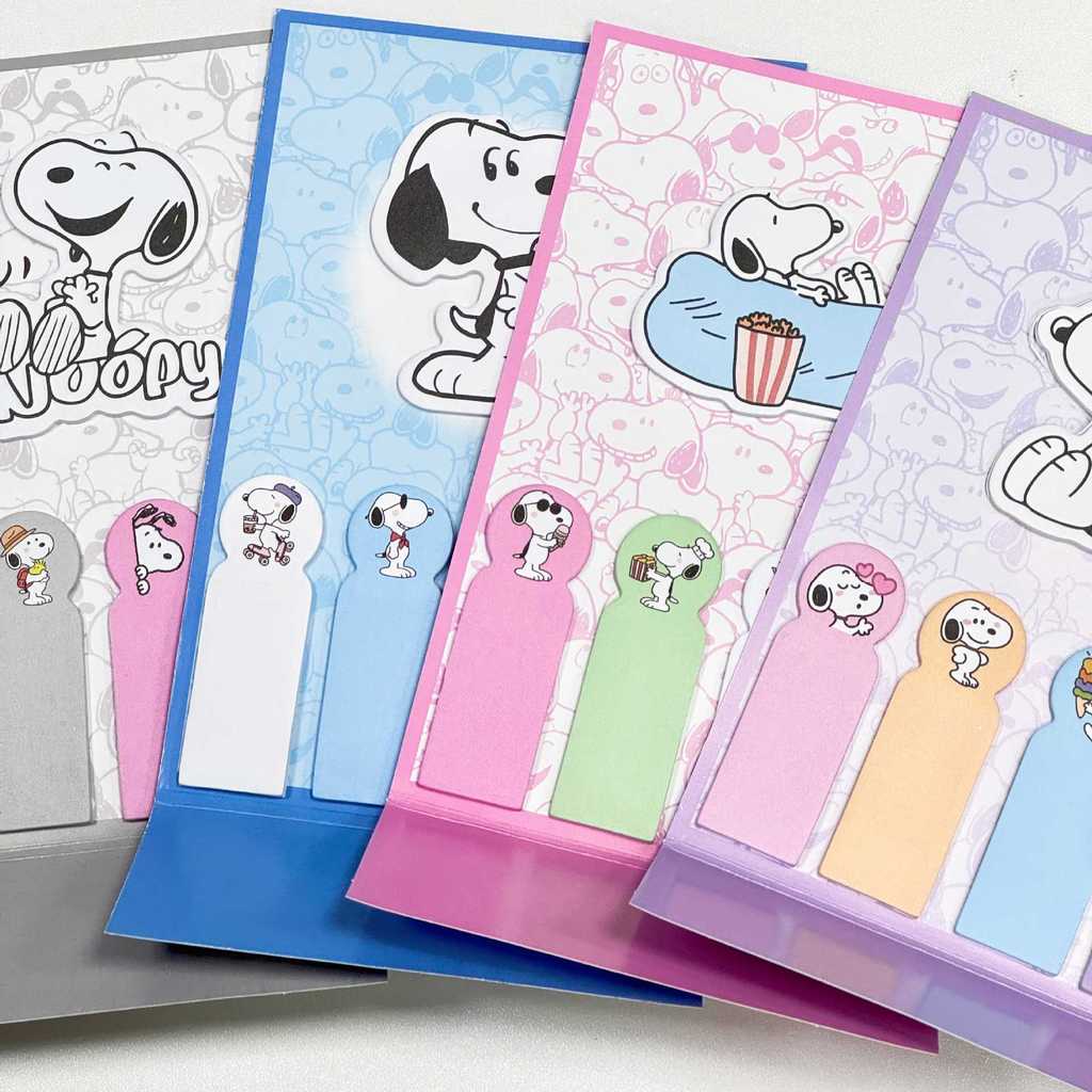 Snoopy Sticky Notes Index Tabs เครื่องเขียน