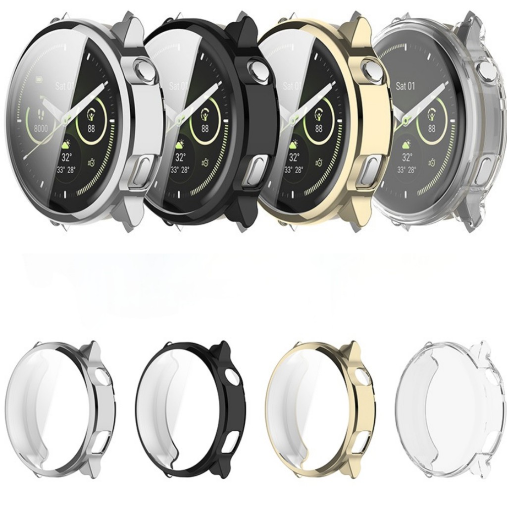 เคสป้องกัน TPU แบบเต็มฝาครอบพร้อม Electroplated Finish สําหรับ Garmin Venu4 41 มม./Garmin Venu4 45 ม