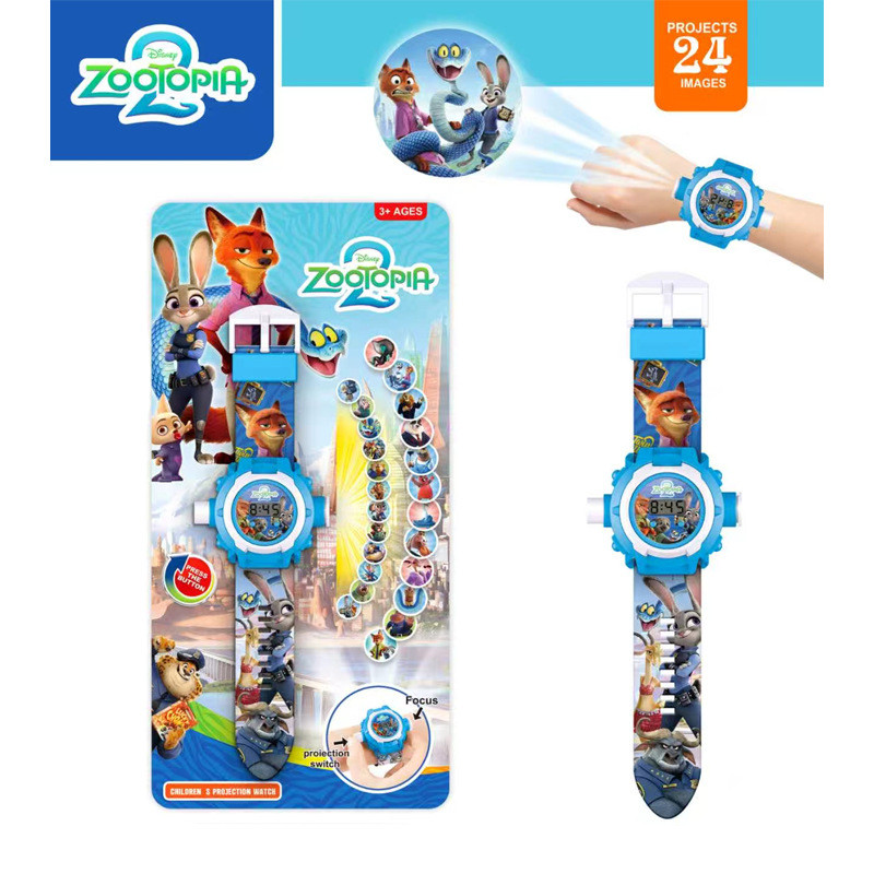 นาฬิกาโปรเจคเตอร์ Zootopia 2 Officer Judy เหมาะสำหรับเป็นของขวัญวันเด็ก