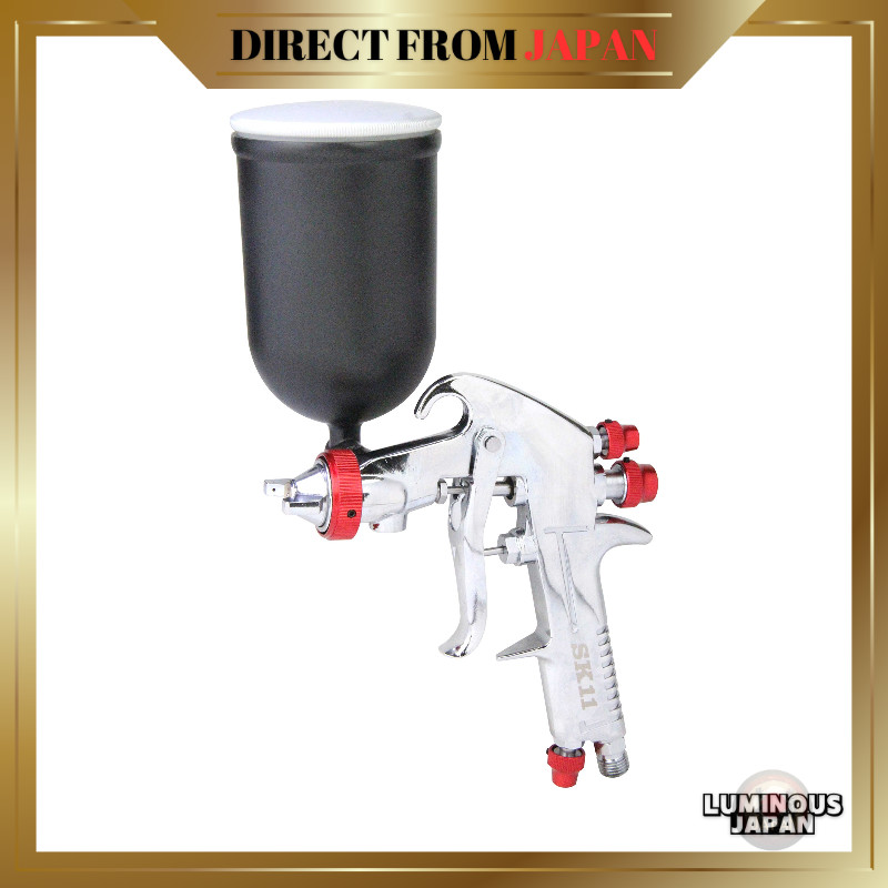 SK11 Air Spray Gun, Gravity Feed, 1.3mm Nozzle, 400cc Cup SPGK-13G【Direct from Japan】