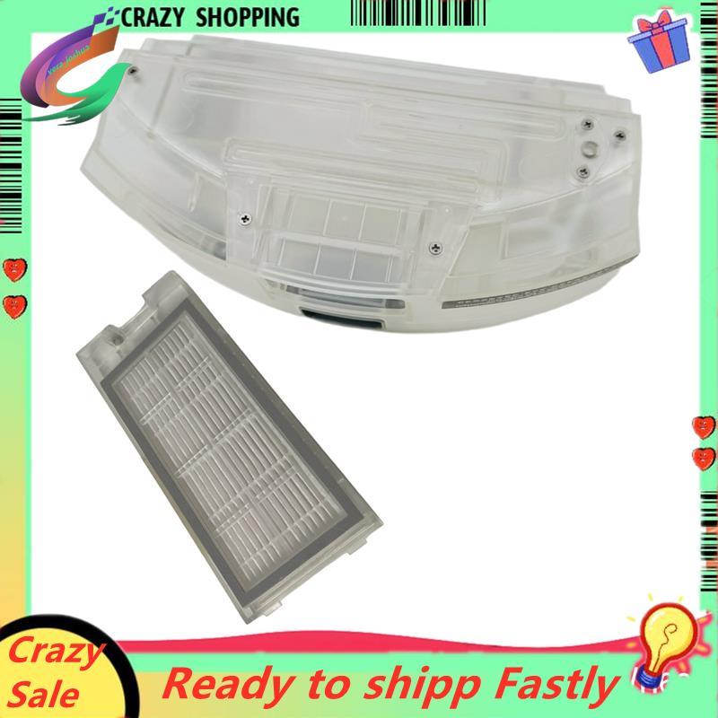 2PCS กล่องฝุ่นและกรองอุปกรณ์เสริมสําหรับ Eve Plus H40 สําหรับ XCLEA H30plus H40 H60 เครื่องดูดฝุ่นอะ